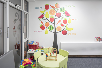 kids area at navan road dental practice